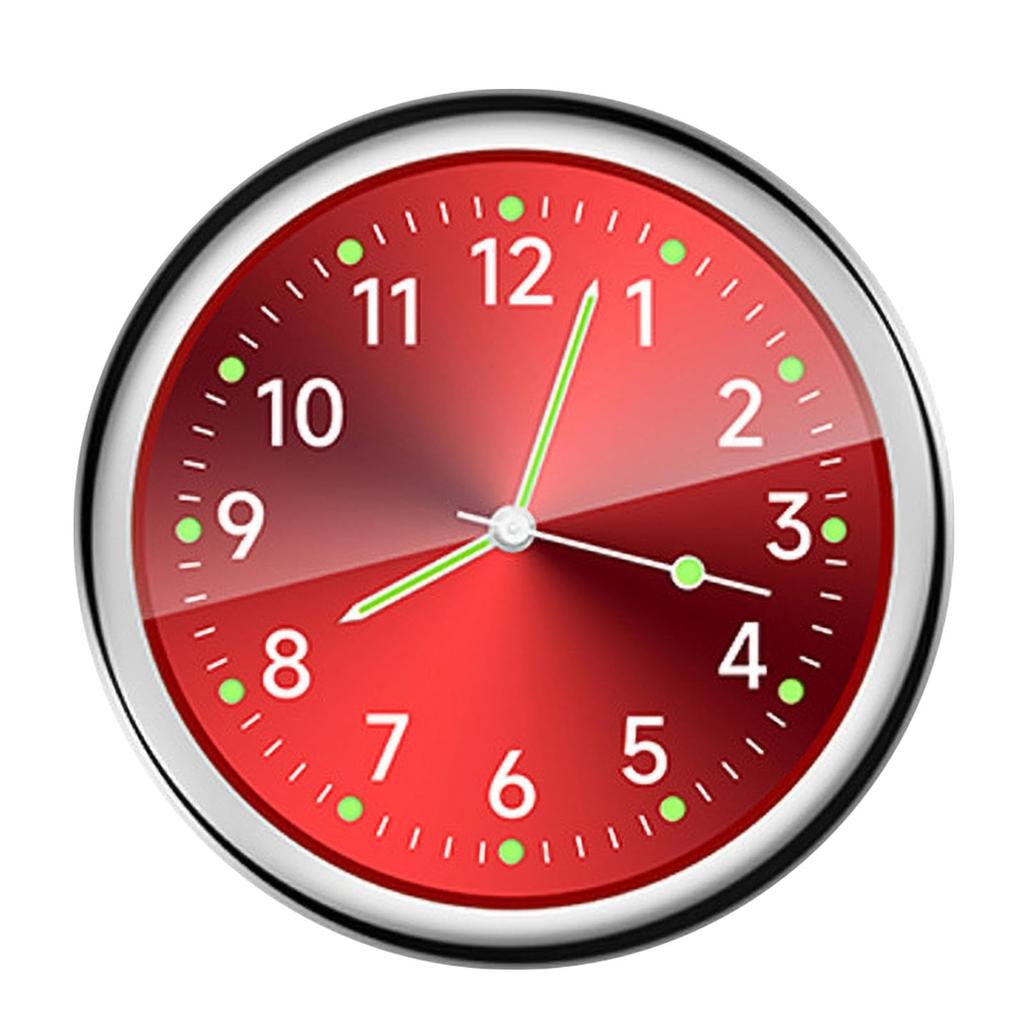 Dash Car Watch, Luminous High Precision, Small Analog Clock, Fluorescent Car Dash Car Watch,