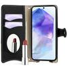 For Samsung Galaxy A26 5G Leather Case Wallet Stand Cover Irregular Tail Style with Chain Strap