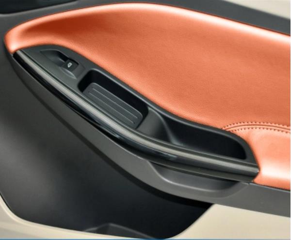 OVCN5 For Ford Focus 2012 13 2014 2015 2016 2017 2018 Microfiber Front /Rear Door Panel Armrest Leather Cover Protective Trim