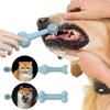 Amazon New Pet Toothbrush Dogs and Cats Oral Cleaning Toothbrush Anti-Dental Calculus Cleaning Pet Supplies Wholesale