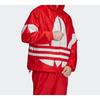 adidas Оригинальная толстовка с логотипом в виде большого трилистника, мужская спортивная одежда, красный FM7076