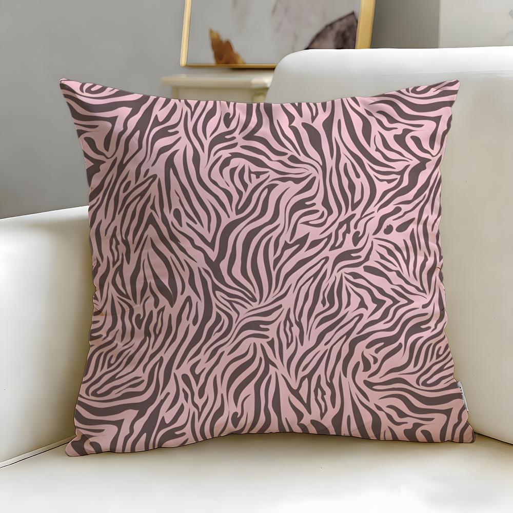 Regular Retro Texture Cushion Cover Soft EasyWash Pillow Case Versatile for Couch Bed Travel and Office