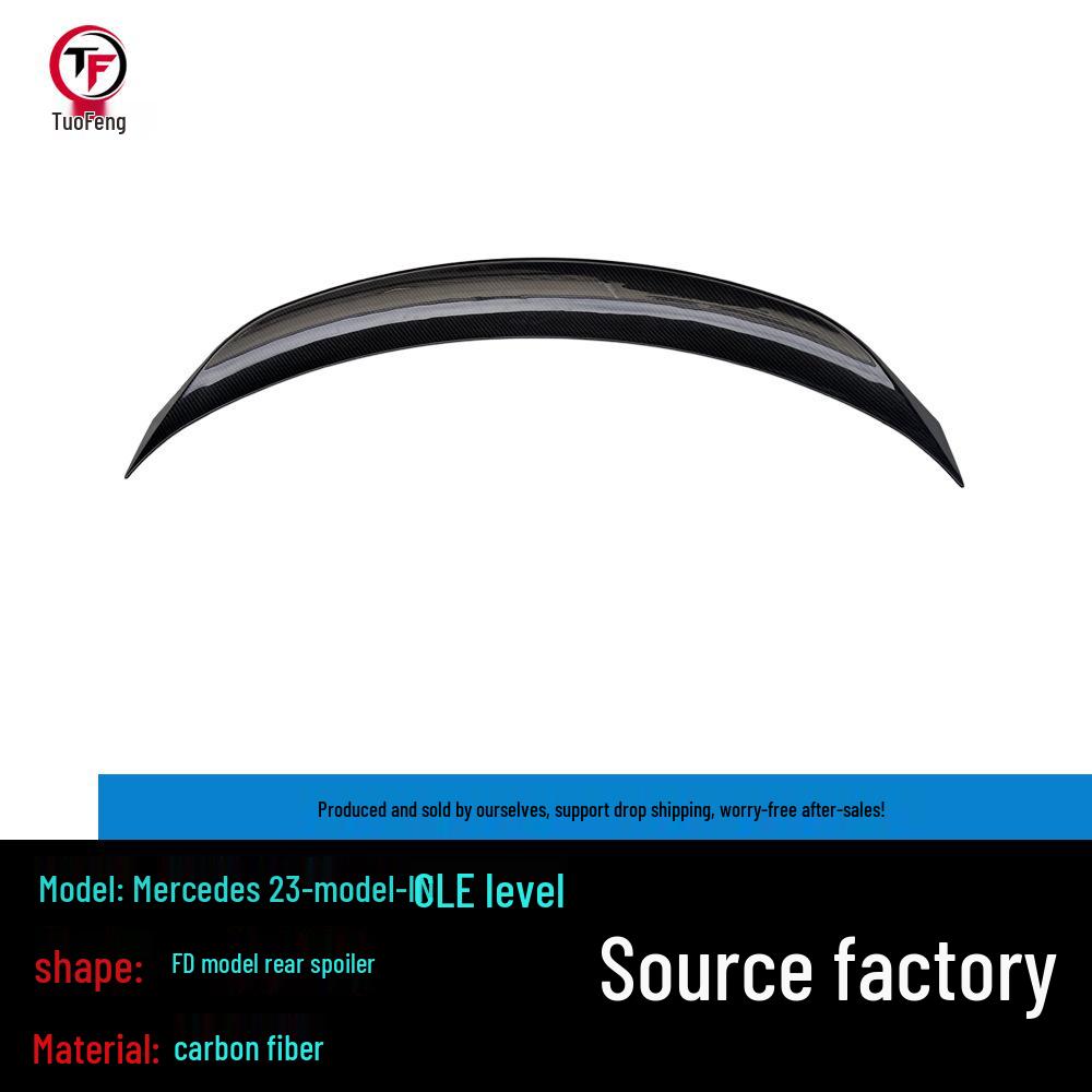 Mercedes-Benz CLE-Class C236 FD Style Carbon Fiber Rear Spoiler Upgrade.