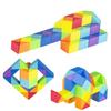 Dingsheng 24 и 36 48 60 72 сегмента Волшебная линейка Змея Многоцветный 3D-головоломка Игрушка-антистресс Кубик-антистресс Трансформируемая Детская головоломка