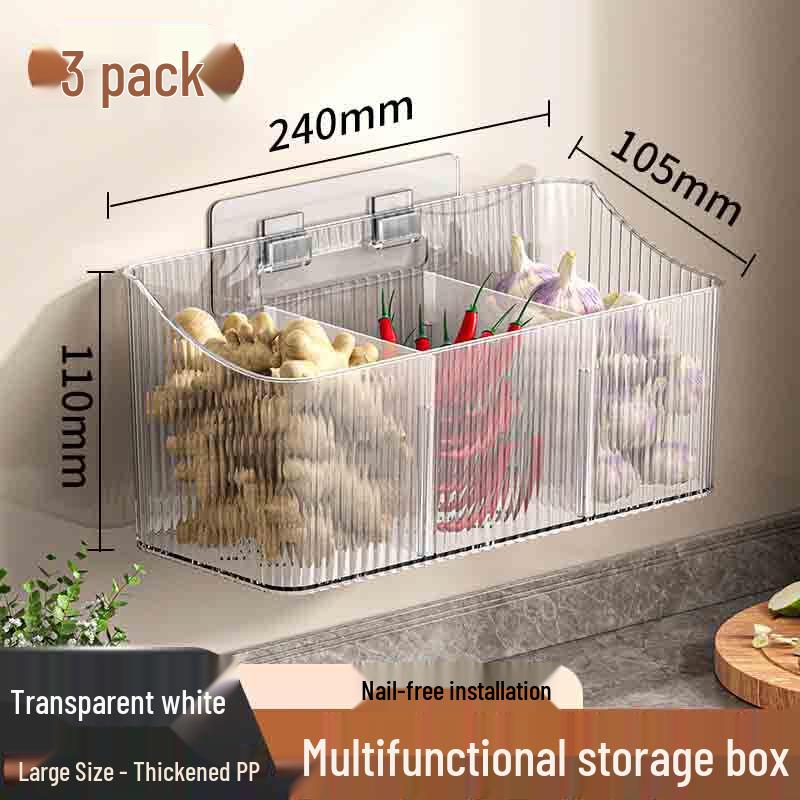 Xuanyong Kitchen Wall-Mounted Storage Basket
