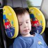 Cartoon Pattern Car Neck Headrest Pillow Auto Seat Head Cushion U-shaped Sponge Side Support for Kids Adults Travel Sleeping Car Accessories