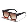 Square Oversized Sunglasses Men Simple One Piece Glasses Men Women Fashion Punk Eyewear