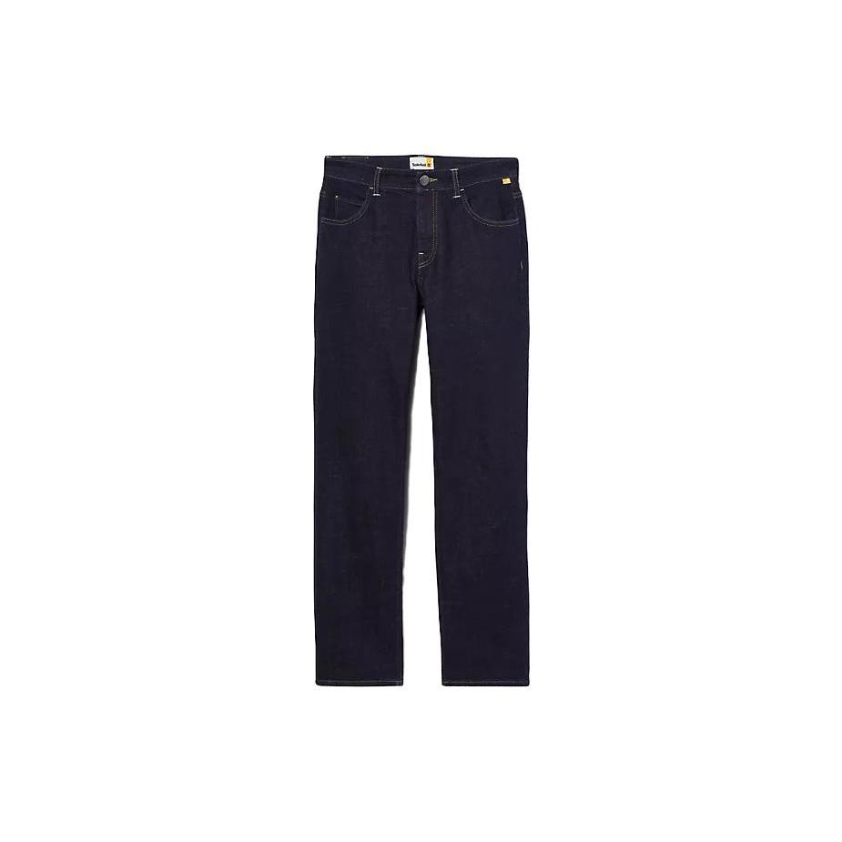 Timberland Stretch Straight Fit Indigo Denim Pant Jeans Men's Blue A6CQE-H87