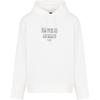 Emporio Armani Толстовка с капюшоном и длинным рукавом с вышитым логотипом-буквой Мужская толстовка Белый 6D1MD2-1JWPZ-01P4