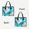 Cute Fuzzy Cartoon Tote Bag Fashion Large Capacity Casual Handbag for Shopping Travel Daily Use