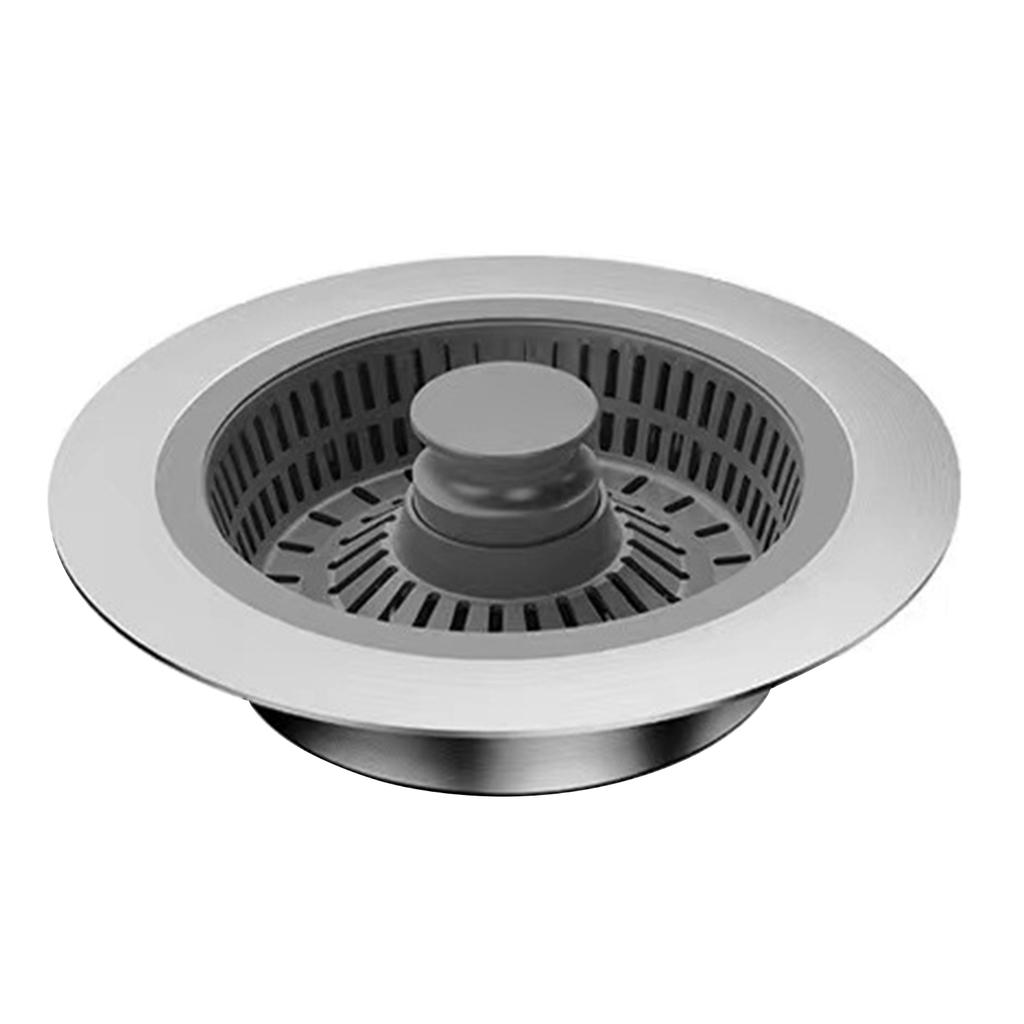 3 в 1 Сетчатый фильтр для кухонной раковины Канализационные ситечки Нержавеющая сталь Сливы для пола в ванной Уловитель Отверстие для слива отходов Фильтрующая сетка