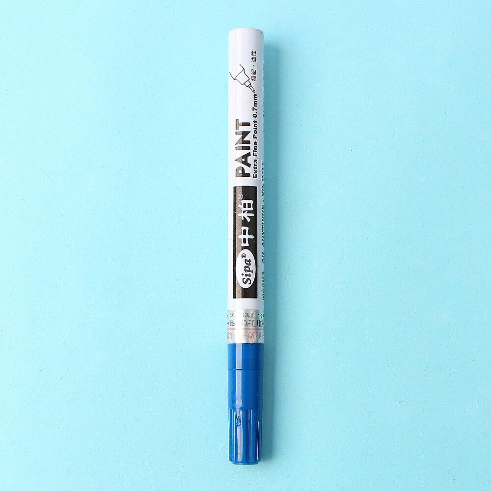 1 Pcs Metallic Marker 8 Colors To Choose 0.7mm Extra Fine Point Paint Marker Non-toxic Permanent Marker Pen DIY Art Marker