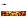Halloween Courtyard Decorations Fence Banner 118 x 20 Inch Large Yard Sign Banner Flag Scary Script Killing Game Party Backdrop Hanging Decoration