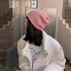 Japanese-Korean Style Warm Knitted Wool Hat for Autumn and Winter - Trendy, All-Match, Fits Large Head Circumference