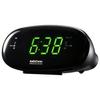 Ohm Electric AudioComm Clock Radio Alarm Clock Digital Alarm Clock with Radio Alarm Radio Easy To Read Uppercase Display AC Power Backup Dry Battery