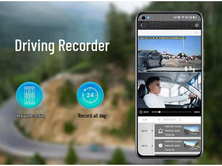4G видеорегистратор с двумя камерами, датчиком радара, GPS и удаленным мониторингом