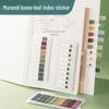 Morandi Color PET Sticky Note Key Mark, Small Fresh, перезаписываемые, с отрывными листами, пластиковый материал