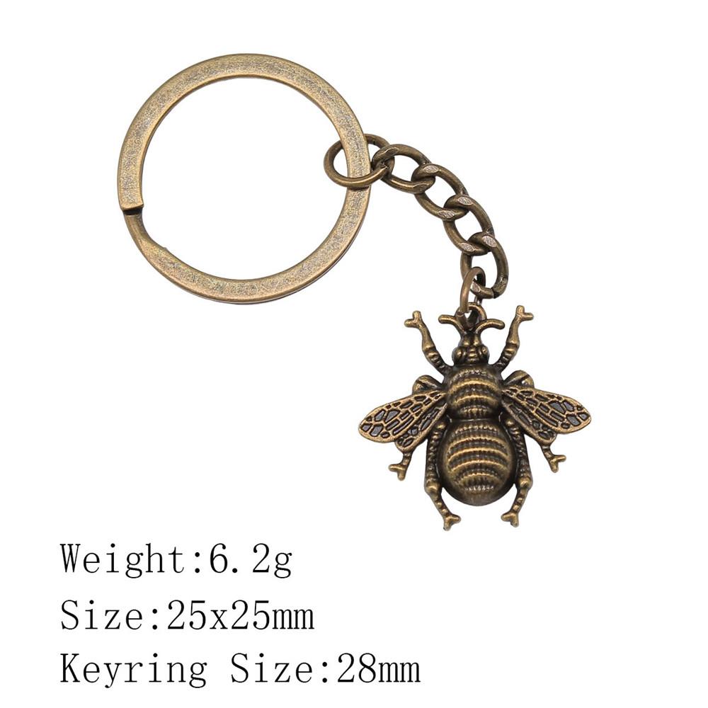 Рождественские украшения Автомобильный брелок Пчела Бабочка Брелок Дешевые вещи Детский брелок