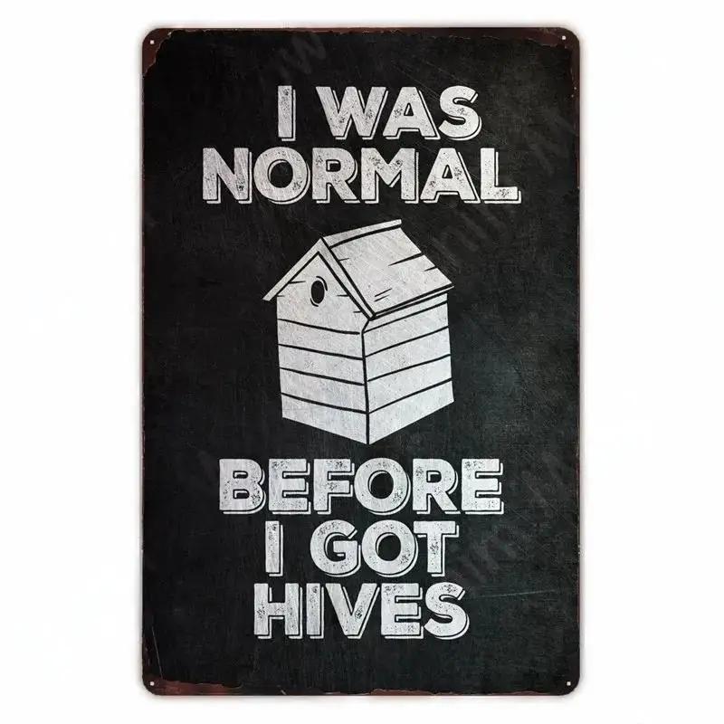 Винтажный плакат с надписью "Будь добр", забавный, медоносная пчела, счастливый, ретро, металлическая табличка, для дома, для улицы, на стену, слоганы пчеловода, искусство, жестяная табличка, украшение