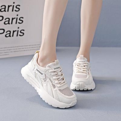 Модные женские кроссовки на дышащей платформе, женские теннисные туфли на толстой подошве Tenis De Mujer, Прямая поставка, Zapatillas De Mujer, большие размеры 40