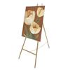 Tall Steel Pipe Portable Floor Easel Stand for Decorative Display - Large Gold Wedding Easel Stand Great for Weddings, Welcome