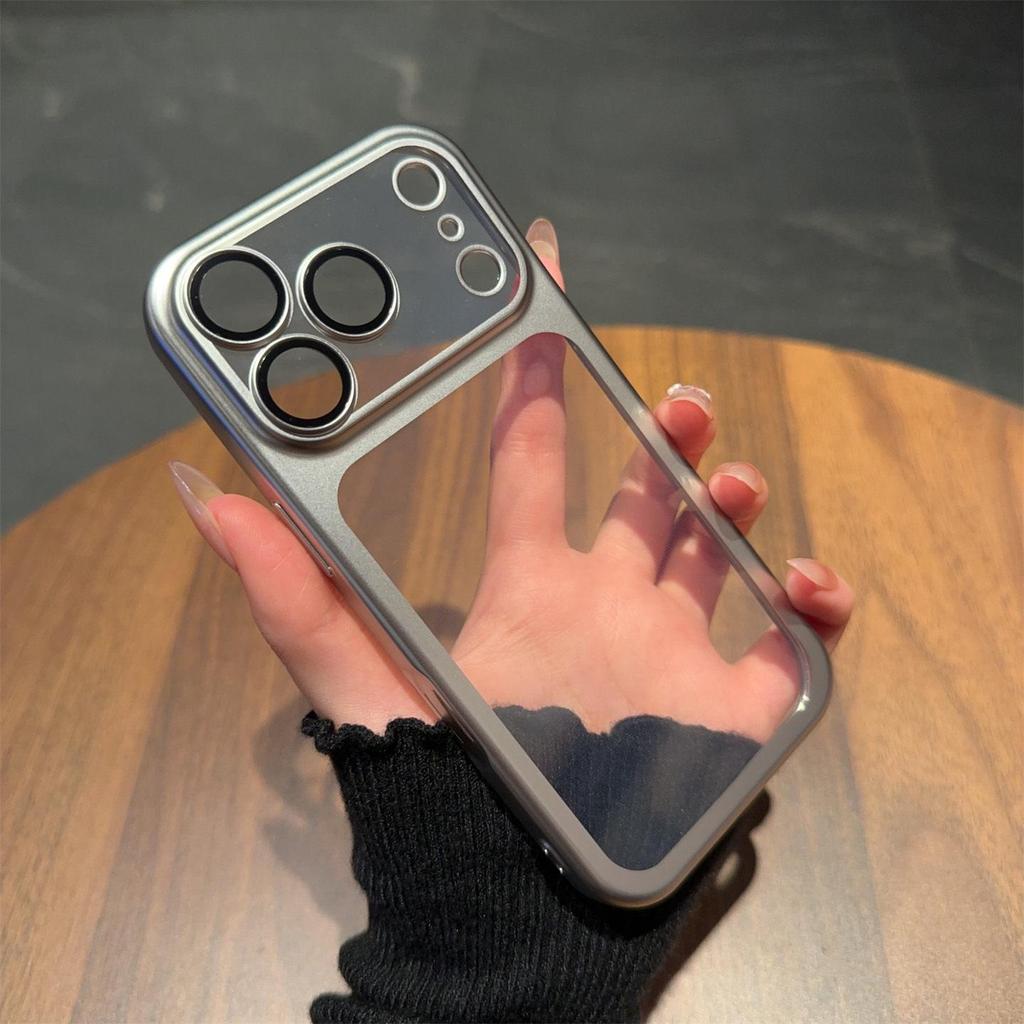 Ультратонкий матовый прозрачный защитный чехол Apple 17 Pro и iPhone 17 Air с защитой камеры