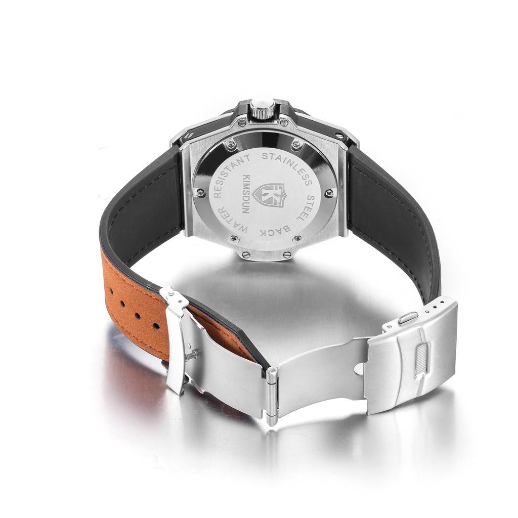 KIMSDUN Брендовые силиконовые часы Explosion Golden Shide, модные индивидуальные мужские часы, водонепроницаемые кварцевые часы