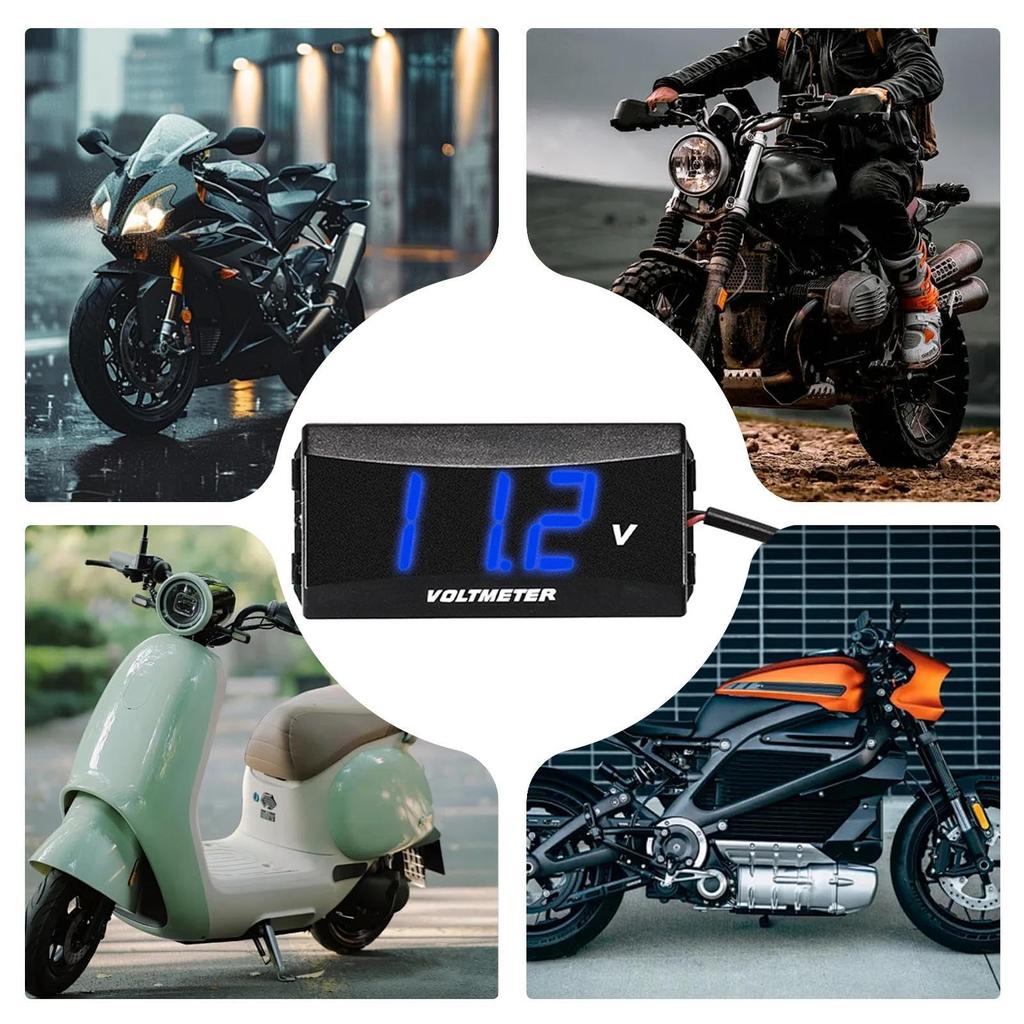 Voltmeter - Waterproof LED Car Voltmeter, Digital Voltmeter | Portable Digital Voltmeter,