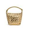 Elegant Hand-held Lunch Box Bag, Fashionable Hand-woven Bag, Trendy and Versatile Casual Shoulder Bag, Soft Leather Underarm Bag