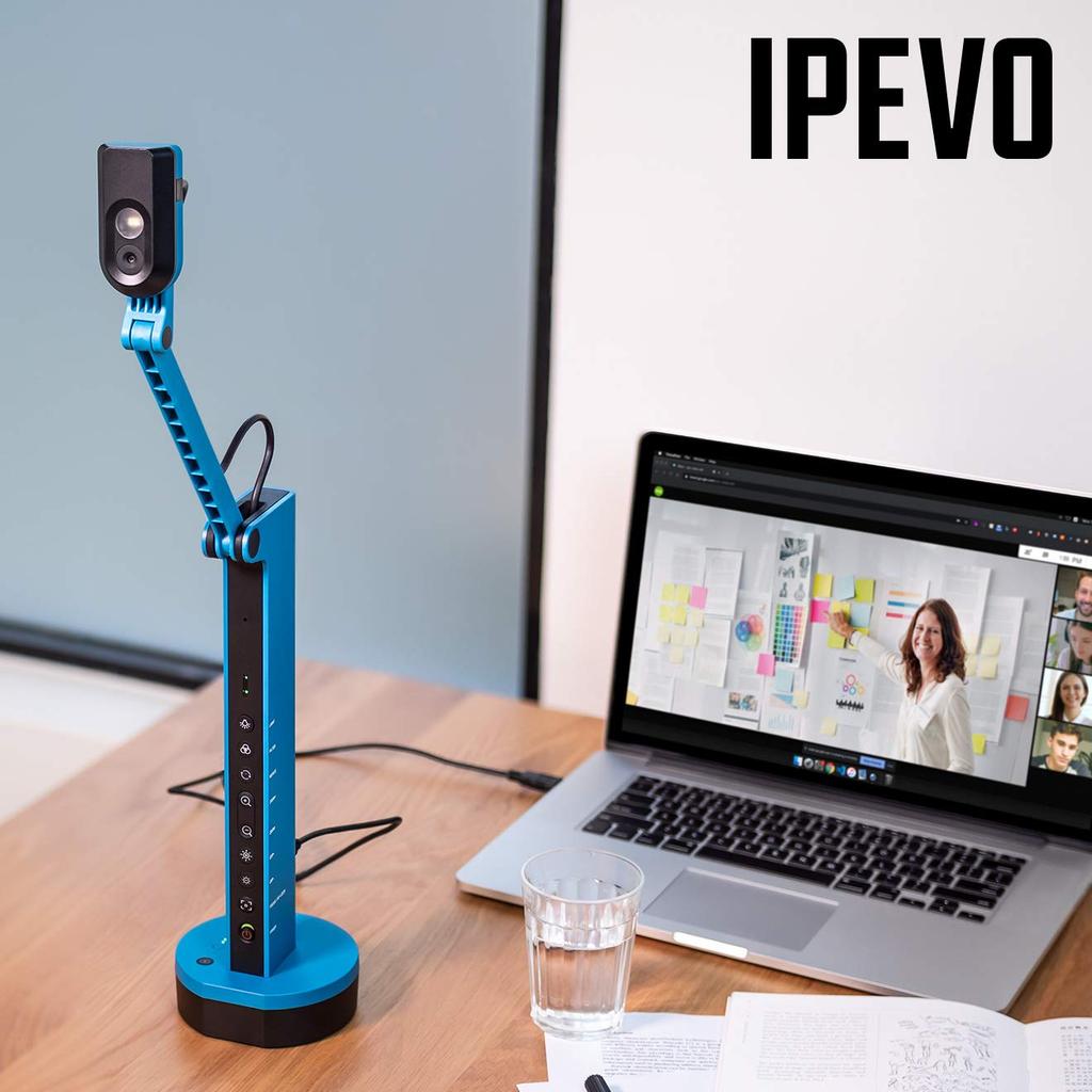 IPEVO VZ-X Wireless 8MP Document Camera, 3 Modes o