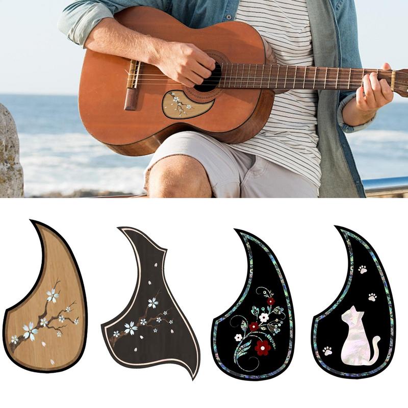 Накладка на гитару, наклейка для струнного инструмента, защита от царапин, защитная наклейка, пикгард для акустической гитары