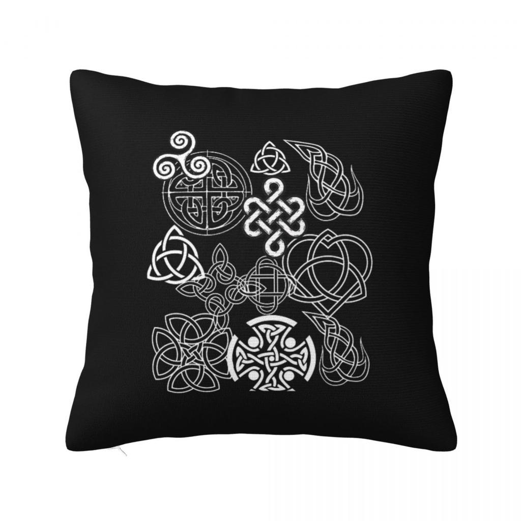 Наволочка для подушки в форме квадрата с изображением Локи, сына Фенрира и викингов, для домашнего дивана и гостиной.