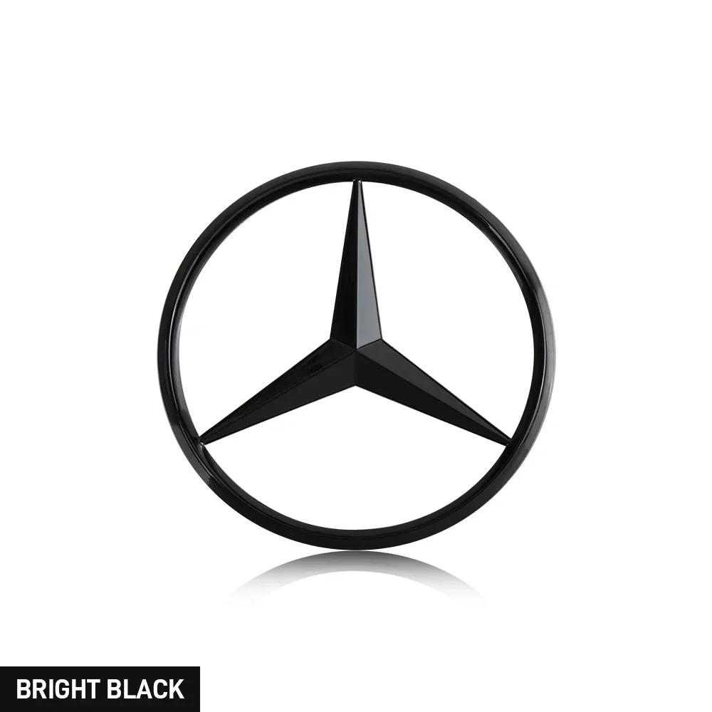 xmfk4 70mm 3D Metal Car Engine Badge Hood Emblem Decor Sticker For Mercede Benz S320 W164 W203 W204 W168 C180 E320 A200 CLA CLK CLS ML