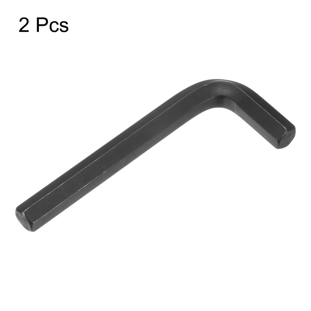 Uxcell Hex Wrench Alloy Steel Hex Repair Tool for Tightening and Removing Assembly of and Bicycle Black 2-Piece Set, 1/2" L-Shaped Keys, Long, Screws,