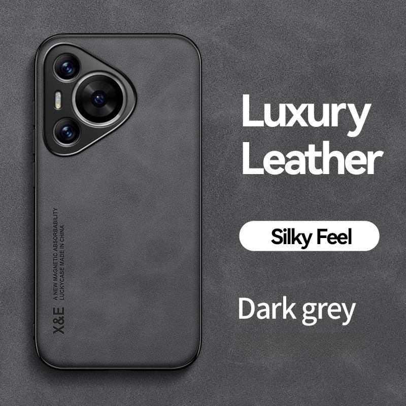 For Huawei Pura 70 Pro Plus 5G Case Magnetic Holder Leather Phone Case For Huawei Pura 70 Ultra Pura 70Pro Shockproof Back Cover