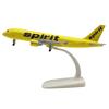 1/400 Scale Aircraft Simulation Alloy A320 Spirit Aviation Airlines 20CM Airplane Model Display Boutique Airplane Toy Enthusias