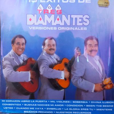 LP Пластинка LOS TRES DIAMANTES - 15 Хитов Los Tres Diamantes MKS2407 RCA 1986 Мексика Латинская Б/У