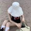 Складная однотонная летняя уличная пляжная шляпа от солнца с широкими полями, шляпа-ведро, шляпа рыбака, женская кепка