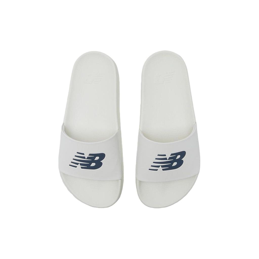 New Balance Comfortable Casual Flat Slide Sandals Unisex Footwear White NBRJES130N