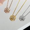 Latest Hot Brand Classic Women's Necklace Luxury Jewelry For Women Bee Shape Designer Pendant Pure 925 Sliver Chain Necklaces