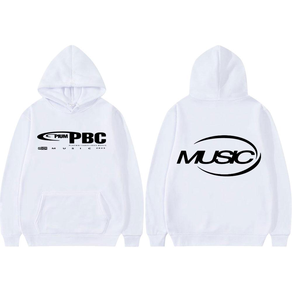 Рэпер Playboi Carti Я Музыка Мерч Худи Мужской Женский Хип-Хоп Винтажные Толстовки с Капюшоном Мода Повседневные Оверсайз Пуловеры