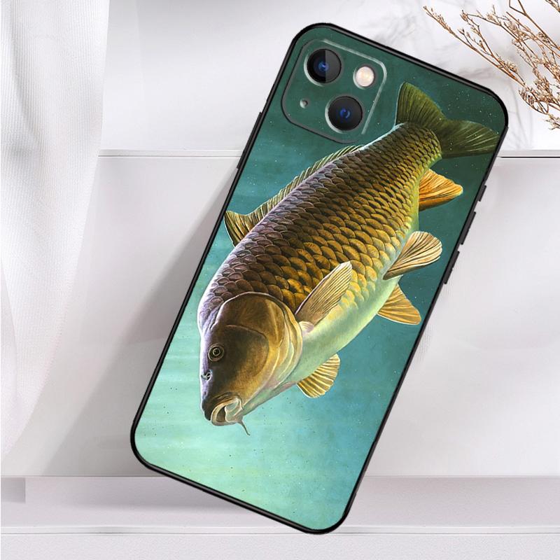 КАРП РЫБА РЫБАЛКА Ударопрочный Чехол Для iPhone 17 Pro Max 11 14 15 16 Plus 12 13 Mini 16e 17 Air Чехол для Телефона