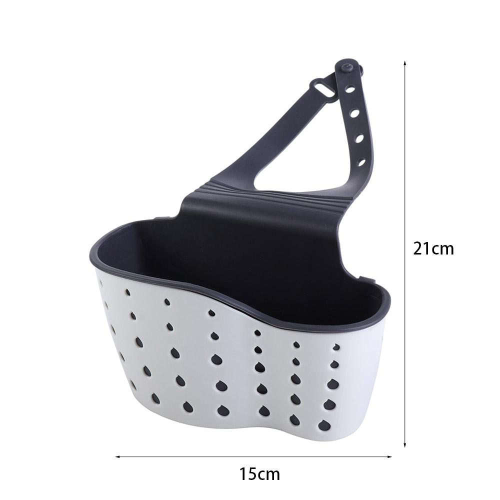 Non Perforated Soap Hanging Kitchen Organizer Storage Rack Drain Basket Storage Bag Sink Basket