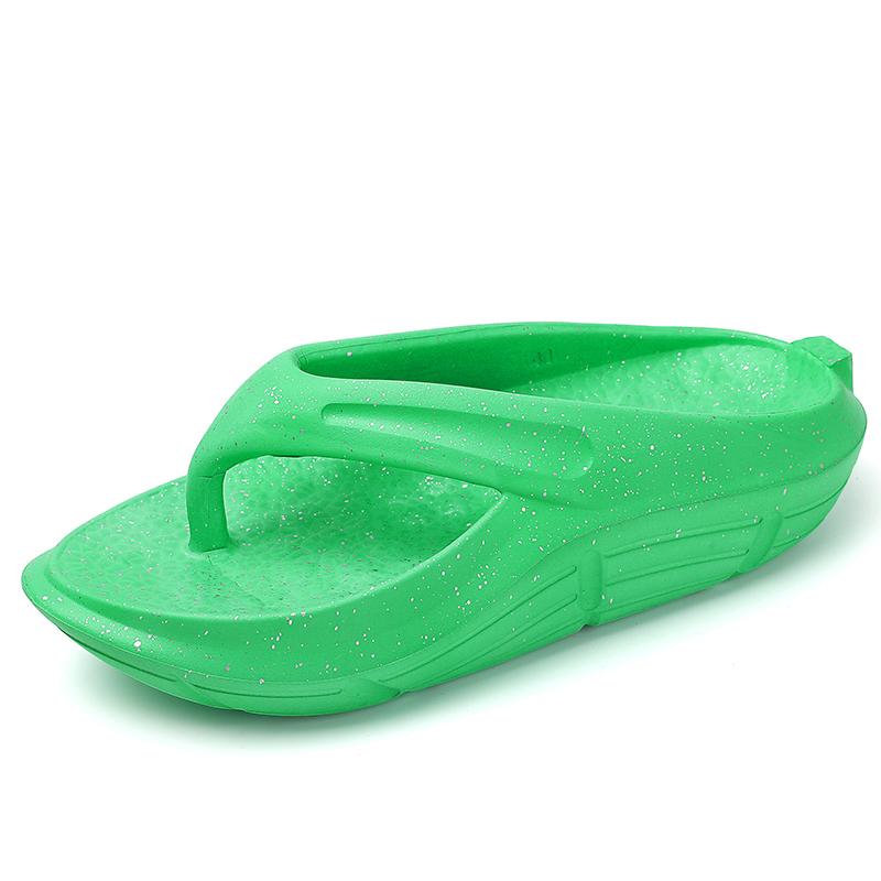 Горячие зеленые тапочки мужские шлепанцы на платформе летние облачные тапочки унисекс дизайнерские шлепанцы 2024 легкие мягкие пляжные мужские сандалии