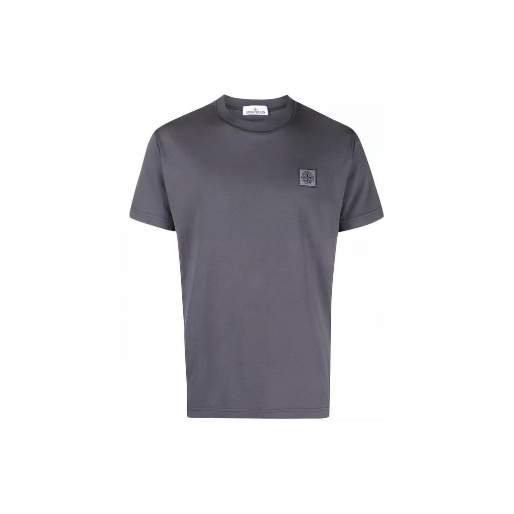 STONE ISLAND T-Shirt Lead Grey Men Tops 791523757-V0062