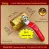 Copper Ball Valve DN15, DN20, DN25, DN32 Radiator Tap Switch