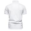 Spring And Summer New Trendy Men'S T-Shirt Casual Embroidery Breathable Trend Solid Color Polo Short Sleeve