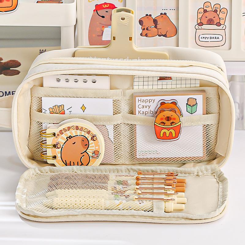 Прозрачный отсек съемный пенал для принадлежностей для мытья посуды сумка для хранения вместимостью 10 слоев