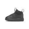 Nike Кроссовки-ботинки Court Borough Mid 2 High top для малышей Черные BQ5445-001