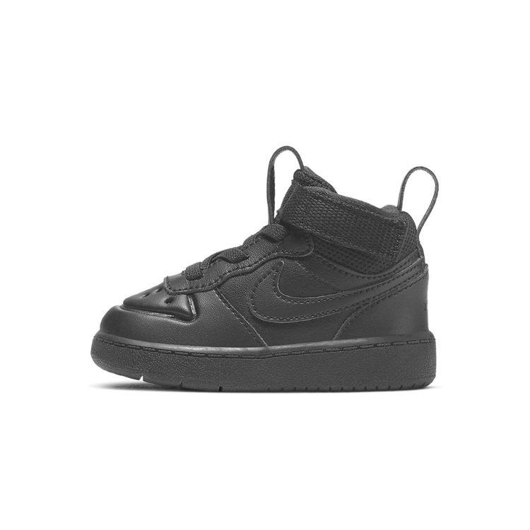 Nike Кроссовки-ботинки Court Borough Mid 2 High top для малышей Черные BQ5445-001